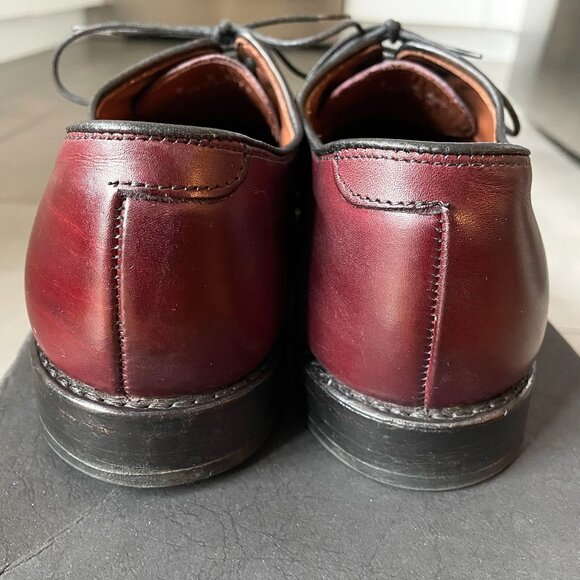 Allen Edmonds Park Avenue Cap-Toe Oxfords Lace Up Leather Shoes Merlot Size 9 D main image 6